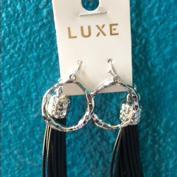 LUXE Multi String Necklace & Earrings Set - Picture 2 of 5